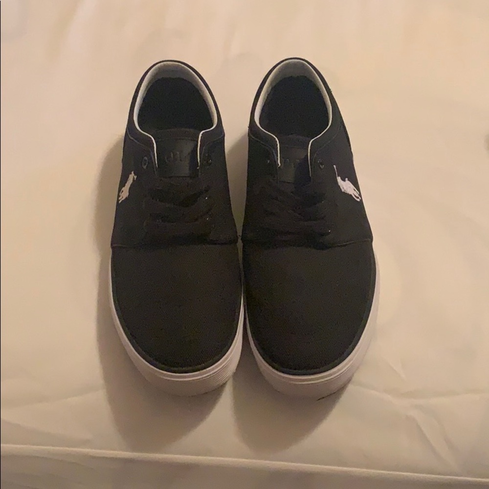 Black with white polo symbol
